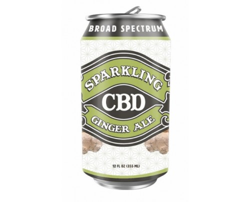 Sparkling CBD Soda Ginger Ale Flavor Beverage