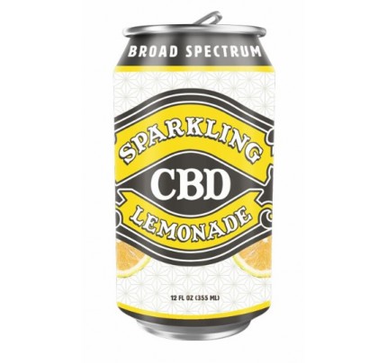 Sparkling CBD Soda Lemonade Flavor Beverage